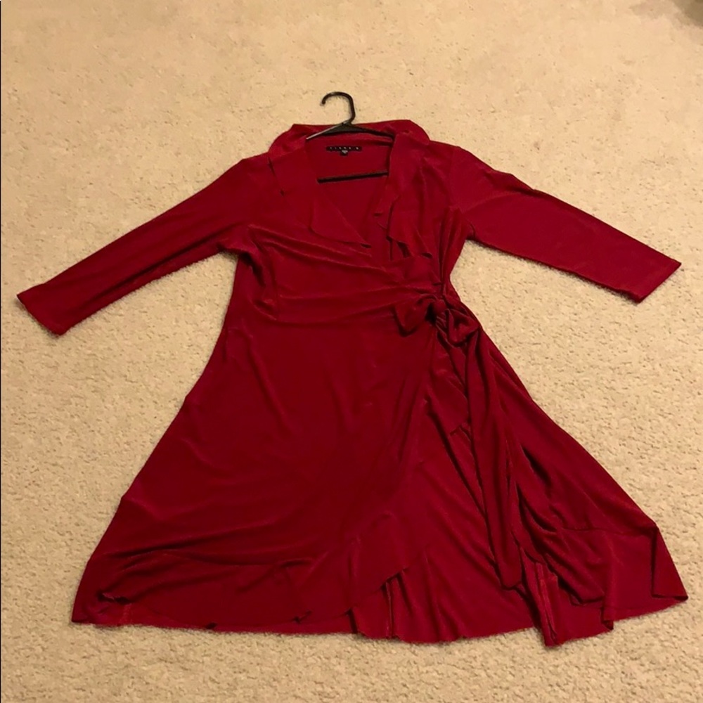 Tie Waist Wrap Dress